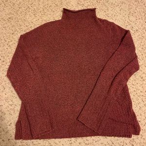 Madewell Mockneck Red Sweater